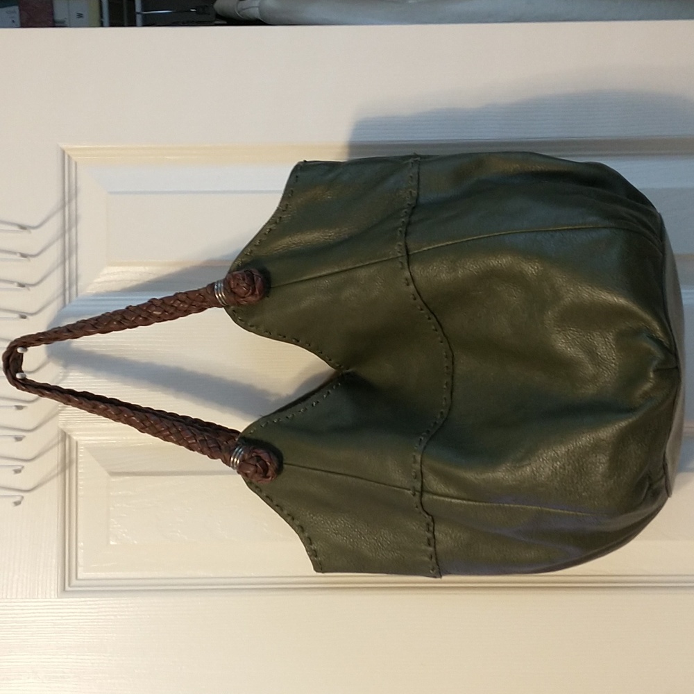 The Sak Olive Green Leather Bag - Picture 2 of 8